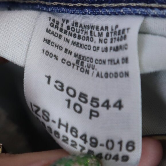 MED WASH JEANS 10P Riders by Lee Relaxed Classic Basic Casual Neutral Denim Y2K - Picture 2 of 10